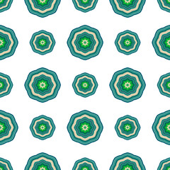 Seamless pattern with decorative ornament.