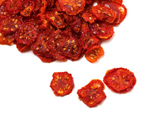 Dried slices of tomato