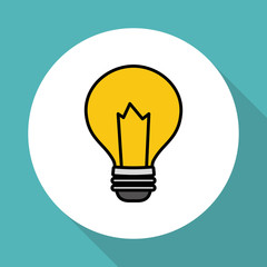 light bulb vector illustration , vector icon