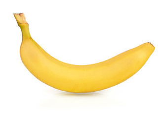 Fresh ripe banana isolated on white