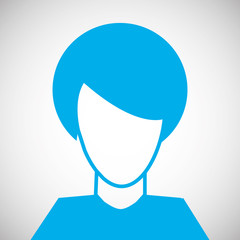 Woman profile design , vector illustration