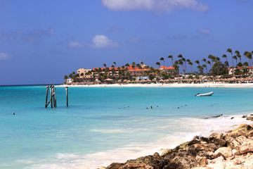 Obraz premium Aruba, caribbean sea