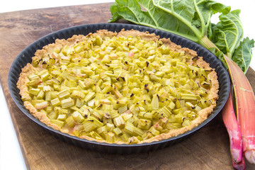 tarte à la rhubarbe