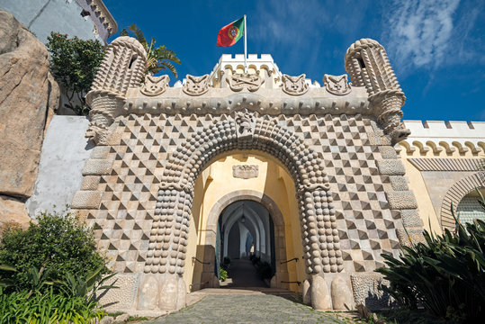 Main entrance to the Pena National Palace