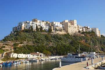 Obraz premium View of Sperlonga, Lazio, Italy.