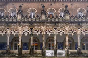 A gallery at Bussaco Palace, Portugal