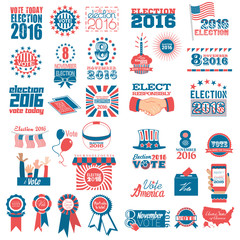 A collection of banners to promote voting in the 2016 election 