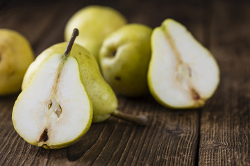 Some fresh Pears
