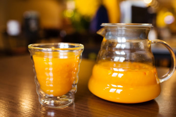 Tea with sea buckthorn 