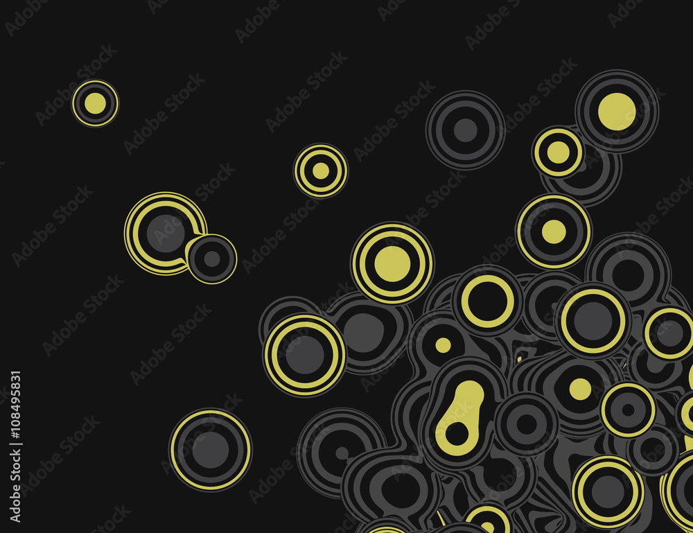 Aufkleber vector abstract background. illustration of abstract colored circles. background design for banner, 