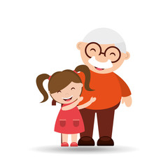 happy grandparents  design 