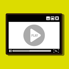 Fototapeta premium media player design 