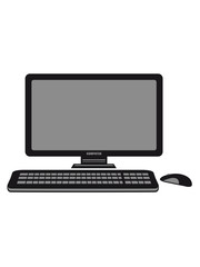 mouse keyboard screen tv pc computer display image design