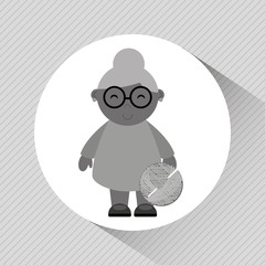 happy grandparents  design 