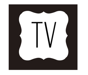 TV Initial Logo for your startup venture