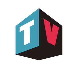 TV Initial Logo for your startup venture