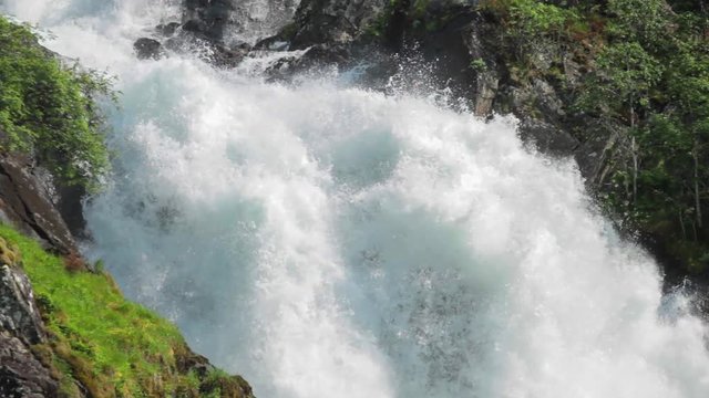 Latefossen waterfall, Norway