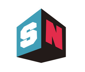 SN Initial Logo for your startup venture