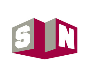 SN Initial Logo for your startup venture