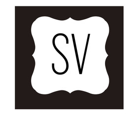 SV Initial Logo for your startup venture