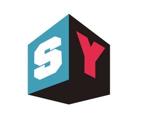 SY Initial Logo for your startup venture