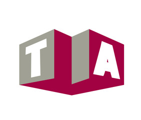 TA Initial Logo for your startup venture