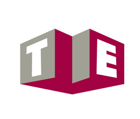 TE Initial Logo for your startup venture