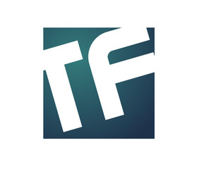 Fototapeta premium TF Initial Logo for your startup venture