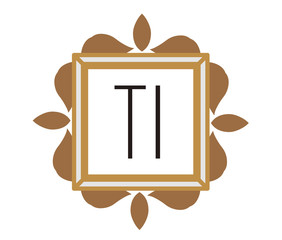 TI Initial Logo for your startup venture