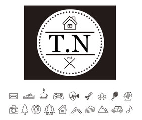 TN Initial Logo for your startup venture