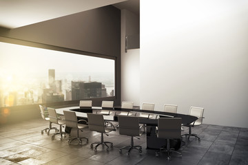 3D rendering of a modern office