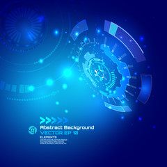 Technology futuristic digital background, Vector illustration