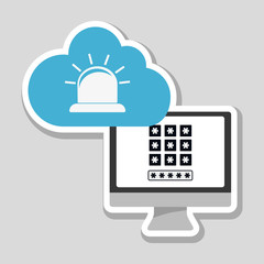 Security system  vector design