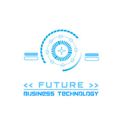 future element icons, business logo, vector technology