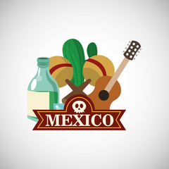 Graphic design of mexican culture