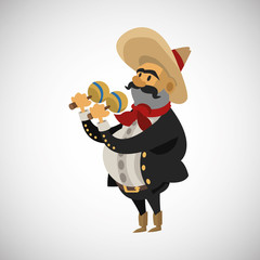 Graphic design of mexican culture