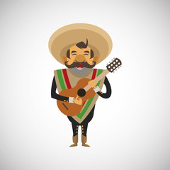 Graphic design of mexican culture