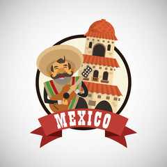 Graphic design of mexican culture