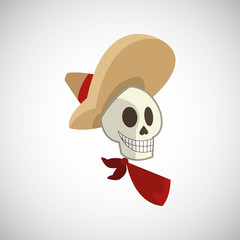 Graphic design of mexican culture