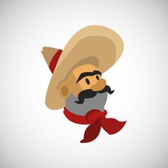 Graphic design of mexican culture