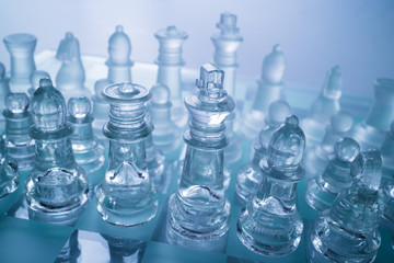 glass chess