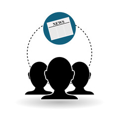 Flat illustration about digital marketing design 