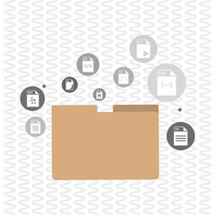 Illustration of responsive web and infographic, editable vector