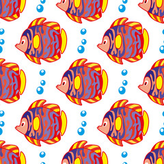  pattern with fishes