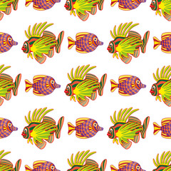  pattern with fishes