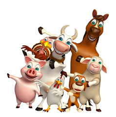 Farm animal collection