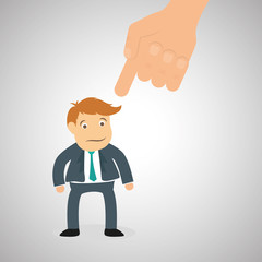 Flat illustration about success design, business related