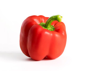 red pepper isolated on white background