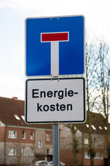 Schild 95 - Energiekosten