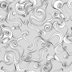 Fototapeta premium Abstract spreadable paint in water seamless background
